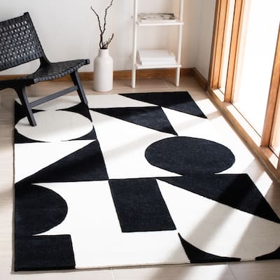 SAFAVIEH Handmade Rodeo Drive Rhianna Mid-Century Modern Wool Rug