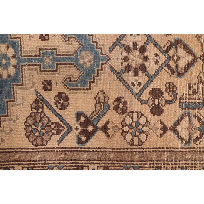 ECARPETGALLERY Hand-knotted Antalya Vintage Beige Wool Rug - 3'2 x 6'6