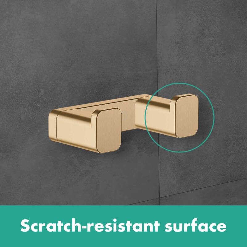 Hansgrohe 41755 AddStoris Double Robe Hook