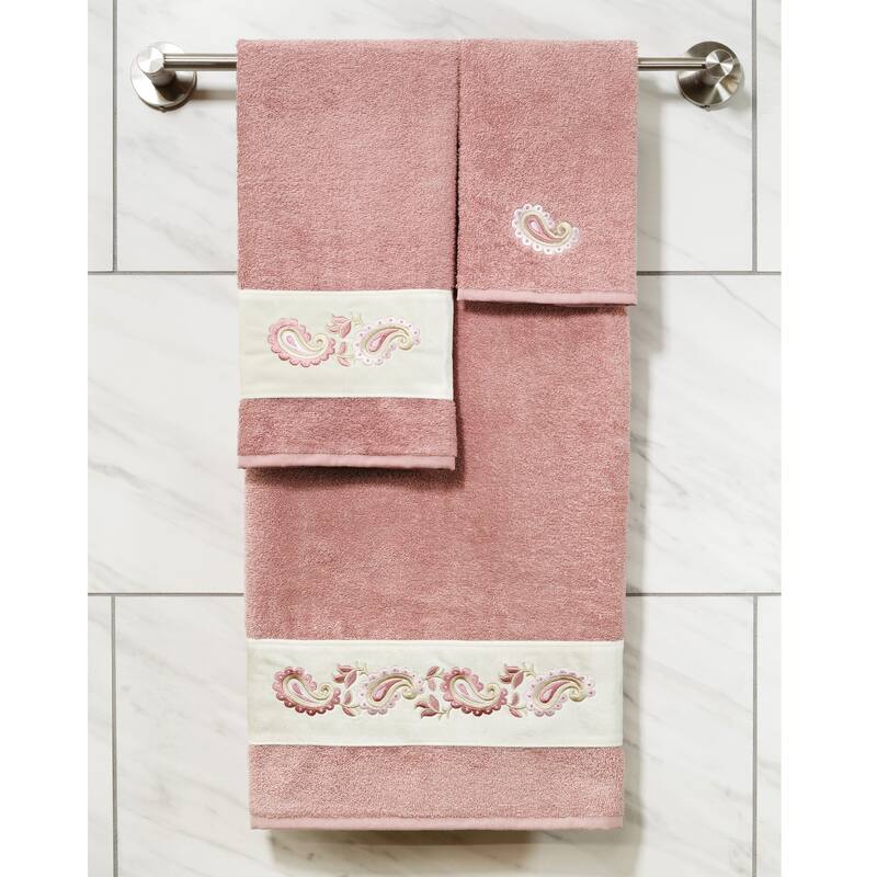 Authentic Hotel and Spa Turkish Cotton Mackenzie 2PC Hand Towel Set