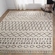 preview thumbnail 33 of 35, Nourison Moroccan Shag Plush Boho Area Rug 7'10" x 10'6" - Cream - Rectangle