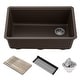 preview thumbnail 66 of 122, KRAUS Bellucci Workstation Undermount Granite Composite Kitchen Sink