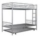 preview thumbnail 6 of 54, Full Size Loft Bed with Built-in L-Shaped Desk and Storage Shelves