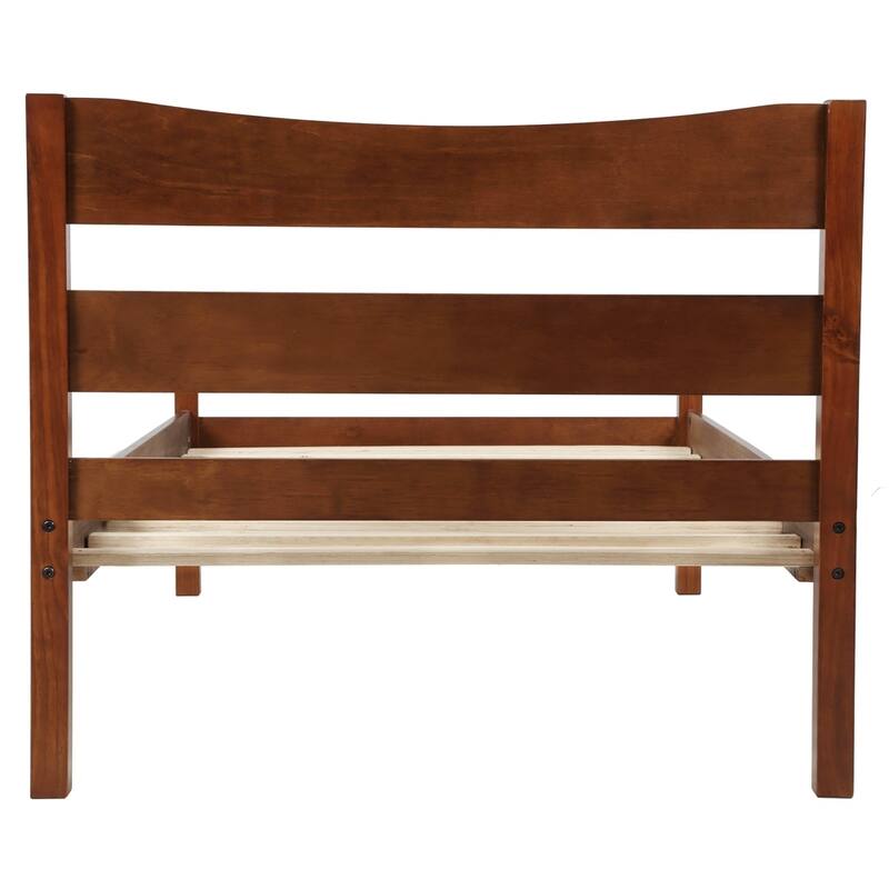 Twin Size Wood Platform Bed