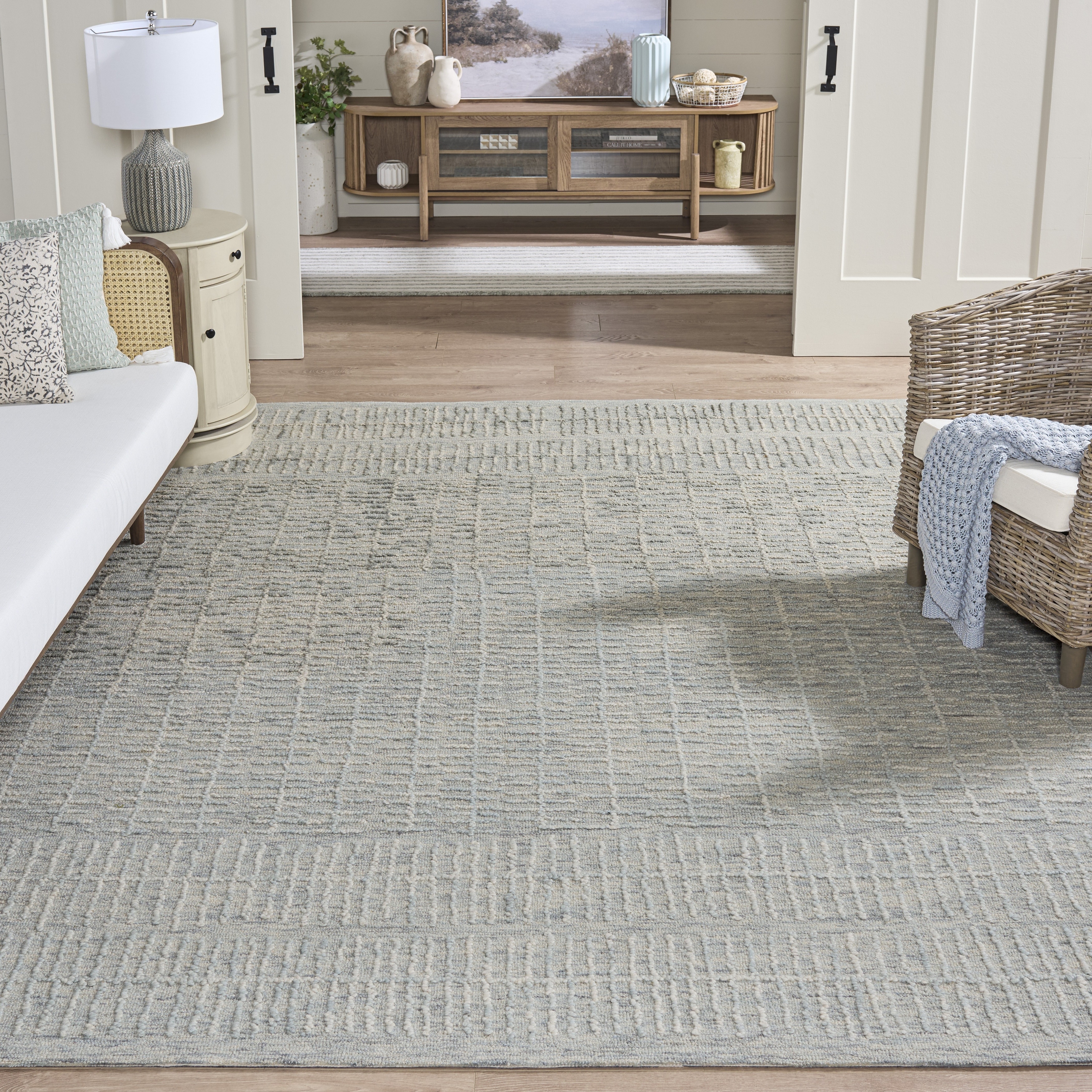 SAFAVIEH Handmade Abstract Herle Contemporary Wool Rug