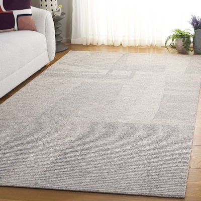 SAFAVIEH Handmade Ebony Sunniva Contemporary Wool Rug