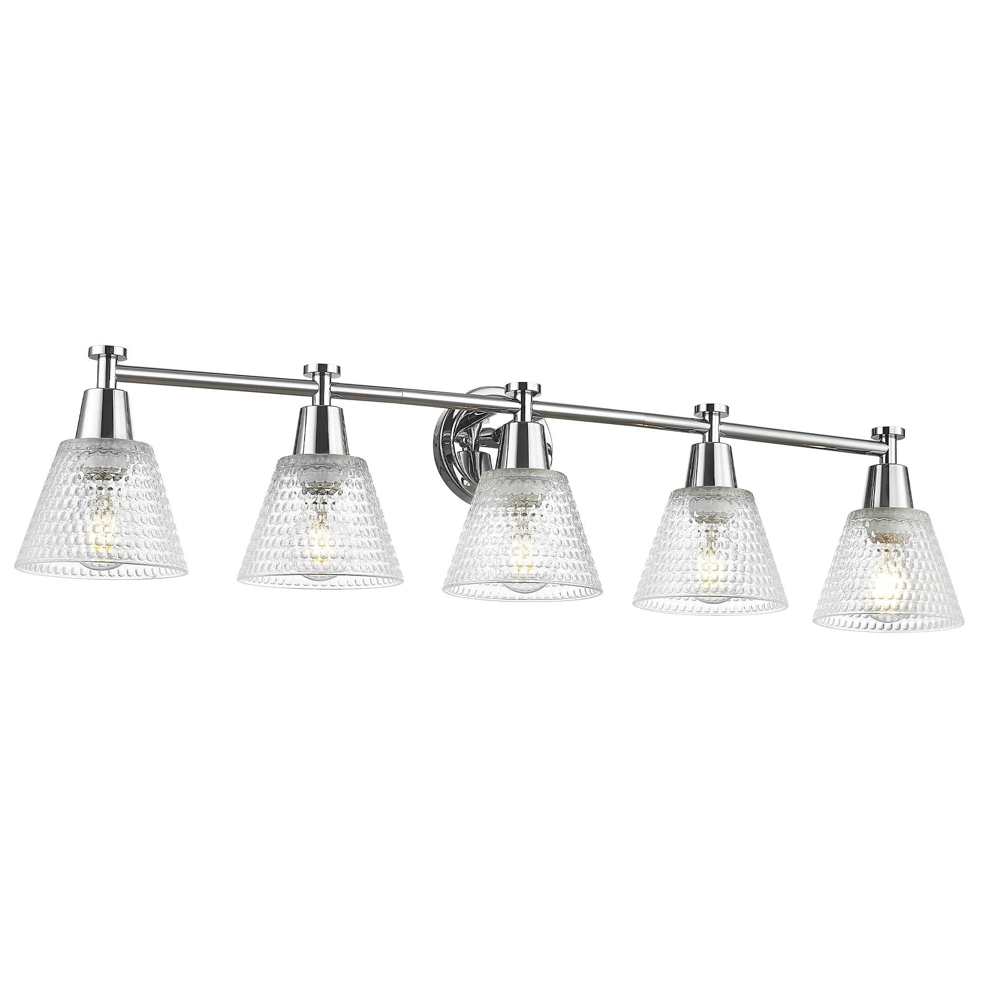 37.4" 5-Light Bathroom Light Fixtures