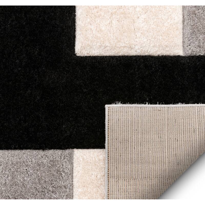 Well Woven San Francisco Escondido Geometric Shag Area Rug
