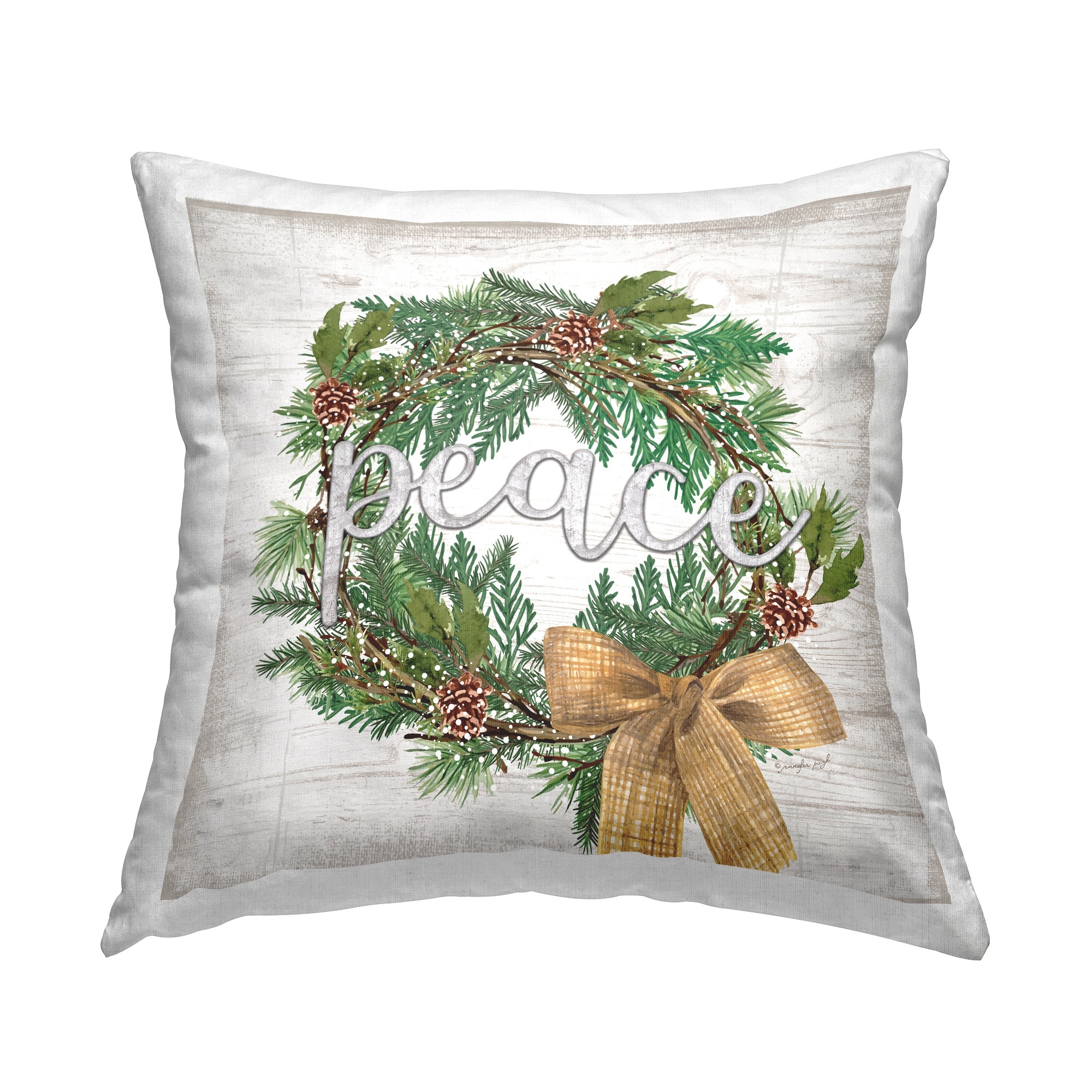 Shabby chic christmas pillows sales