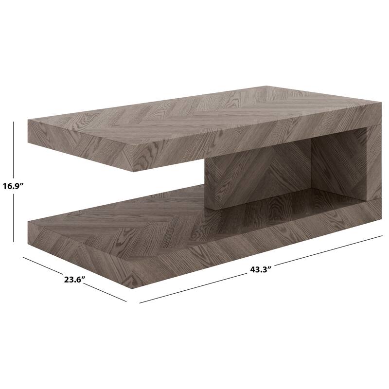 SEI Furniture Andra Coffee Table - 43"W x 24"D x 17"H