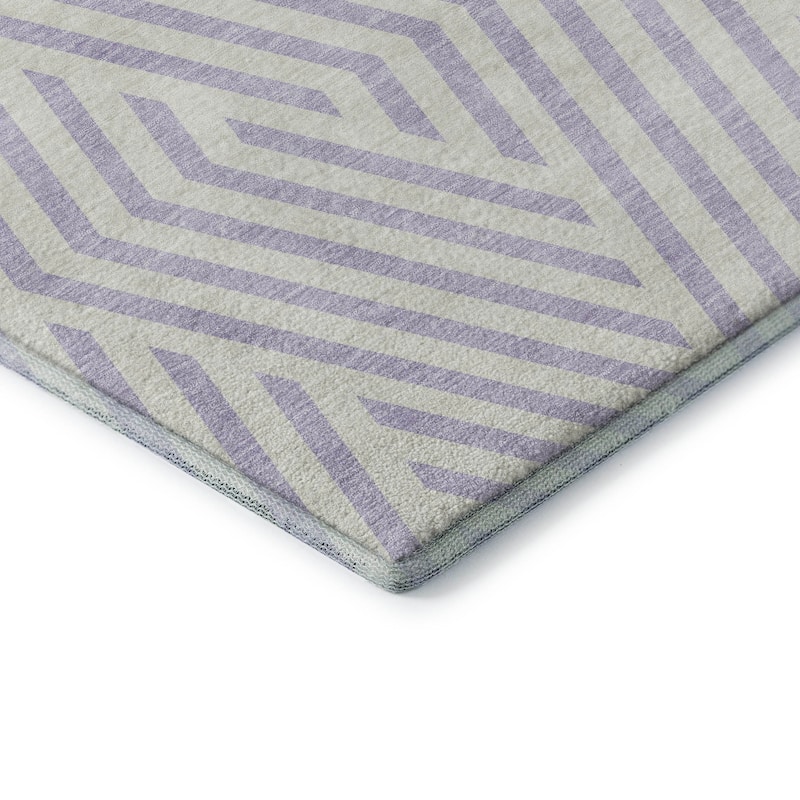 Premium Washable Super Soft Contemporary Geo Mayfield Rug