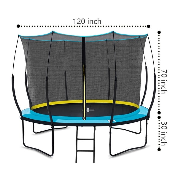 Fun Recreational Trampoline with Net And Sturdy Design