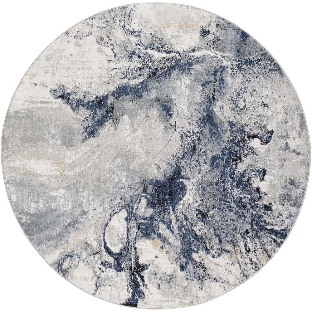 Livabliss Jolie Abstract Marble Area Rug