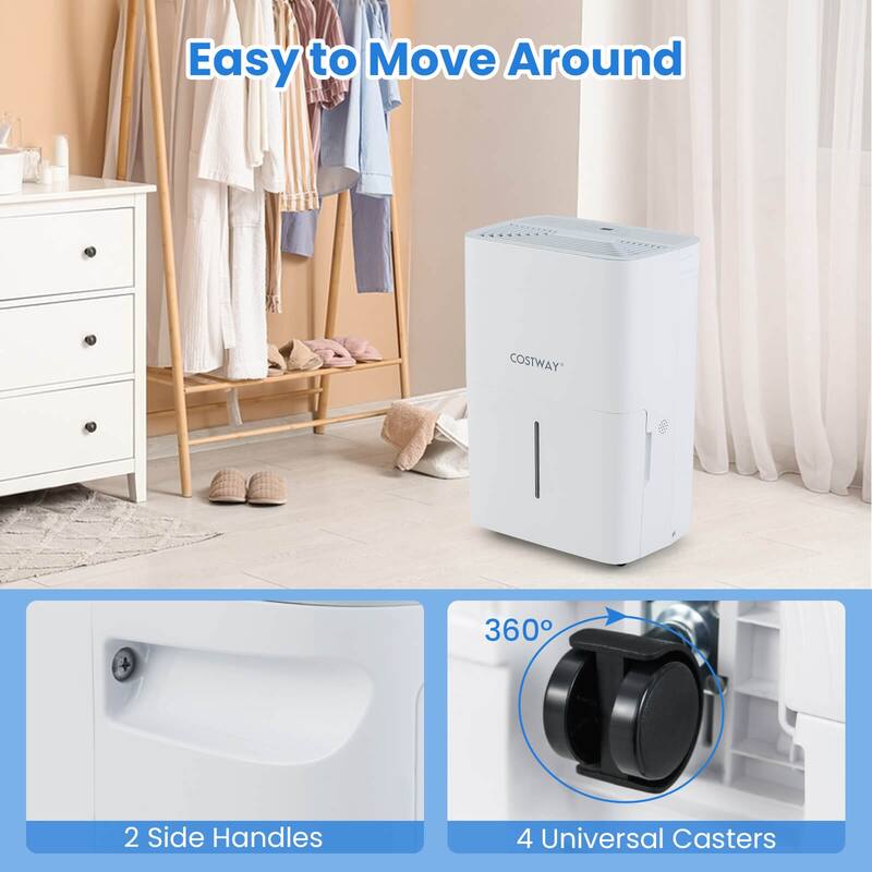 Costway 94.5 Pints Dehumidifier for Home with 24H Timer LED Display - See Details