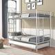 preview thumbnail 11 of 16, Versatile Twin Over Twin Metal Bunk Bed with Trundle - Space-Saving, Silent, and CPC Certified for Ultimate Safety