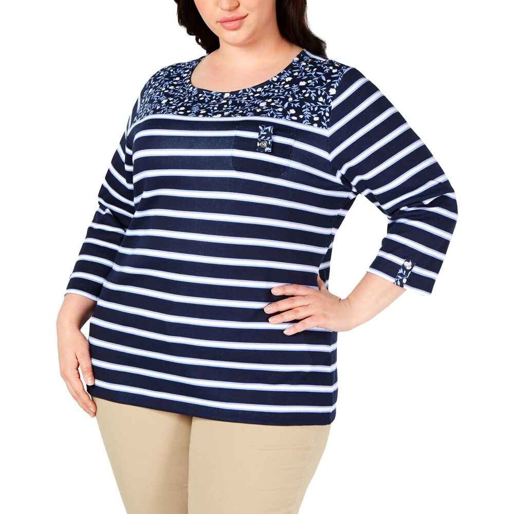 Karen scott plus size tops Clearance