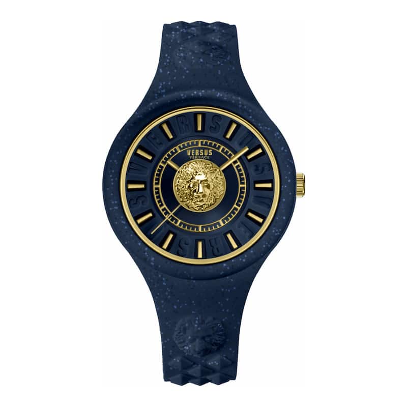 Versus Versace Fire Island Lion Gli Strap Watch - Blue