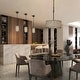 preview thumbnail 4 of 30, Tifany Modern Gold 4-Light Drum Chandelier Colored Glass Lights for Kitchen Island Bedroom