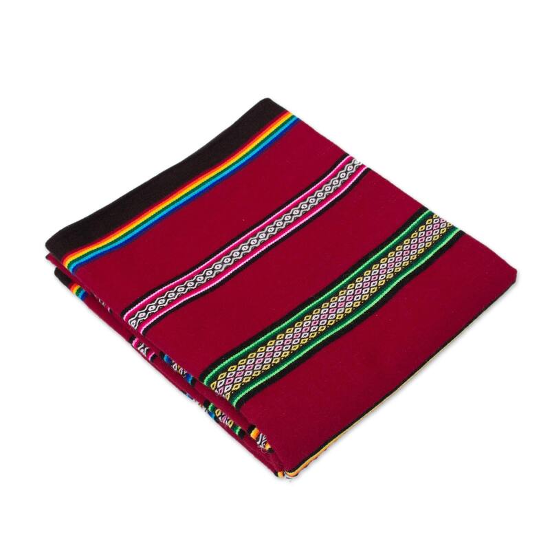 Novica Handmade Cozy Siesta Throw Blanket