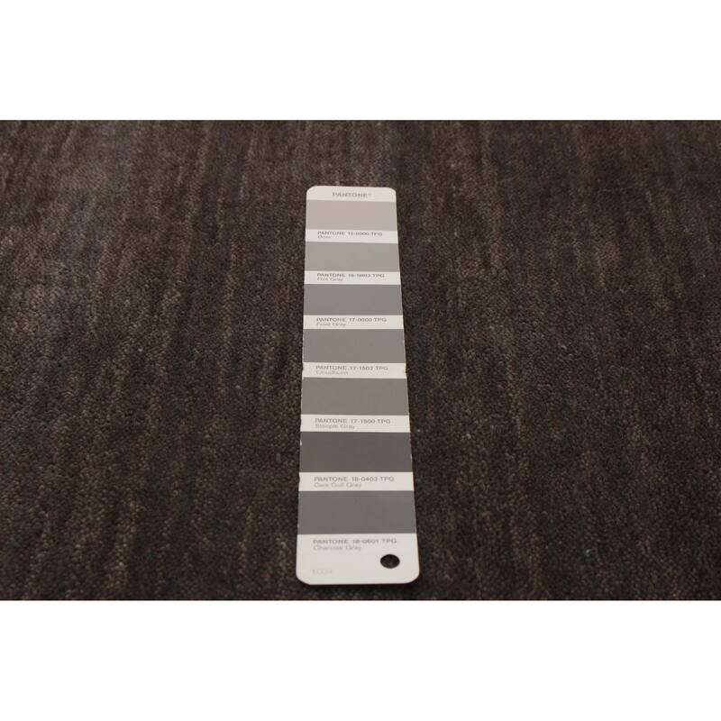 Kashkuli Gabbeh Grey Rug 2'7" x 6'5" - 2'7 x 6'5