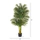 preview thumbnail 2 of 1, 6' Golden Cane Artificial Palm Tree - 6"