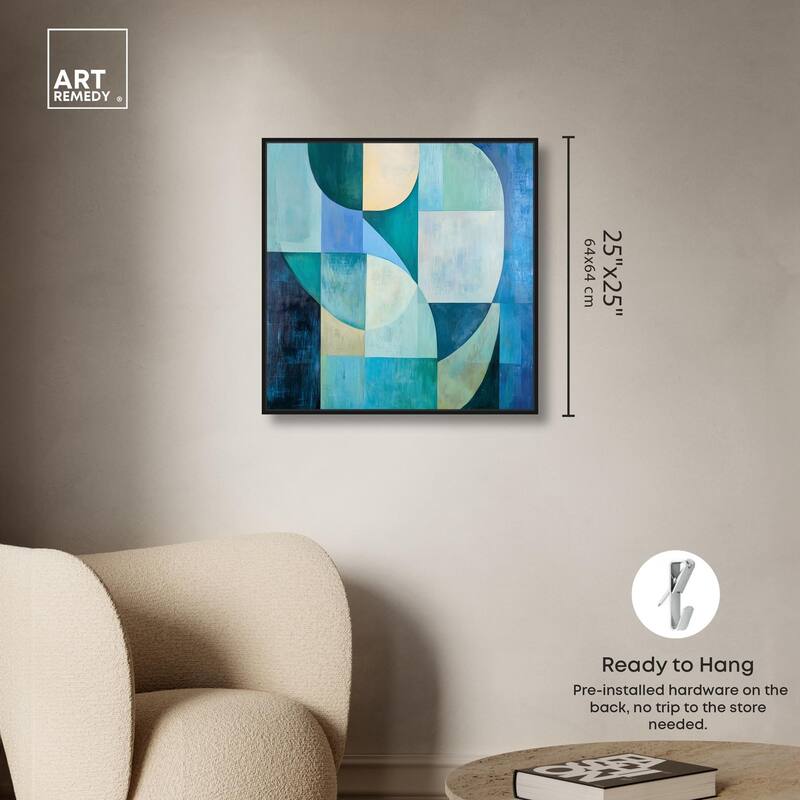 Color Blocks I Canvas by Art Remedy