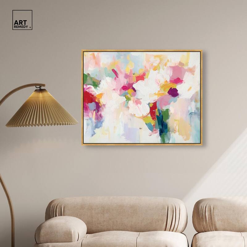 Saturated Colors I Canvas by Art Remedy