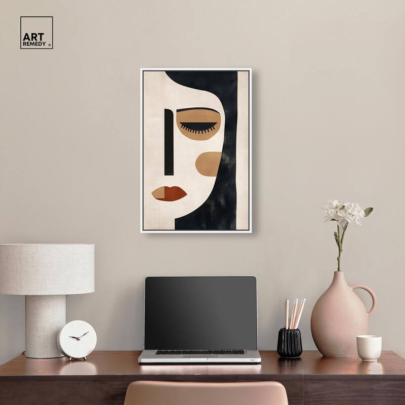Face Moderne II Canvas by Art Remedy