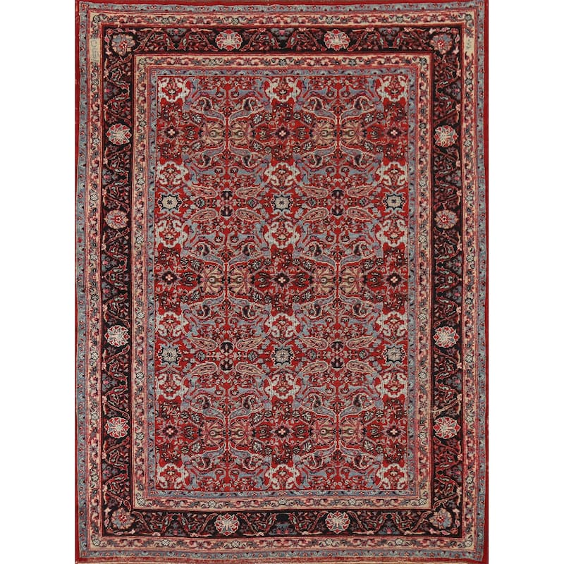Vegetable Dye Senneh Accent Rug Handmade Wool Carpet - 3'4" x 5'0"