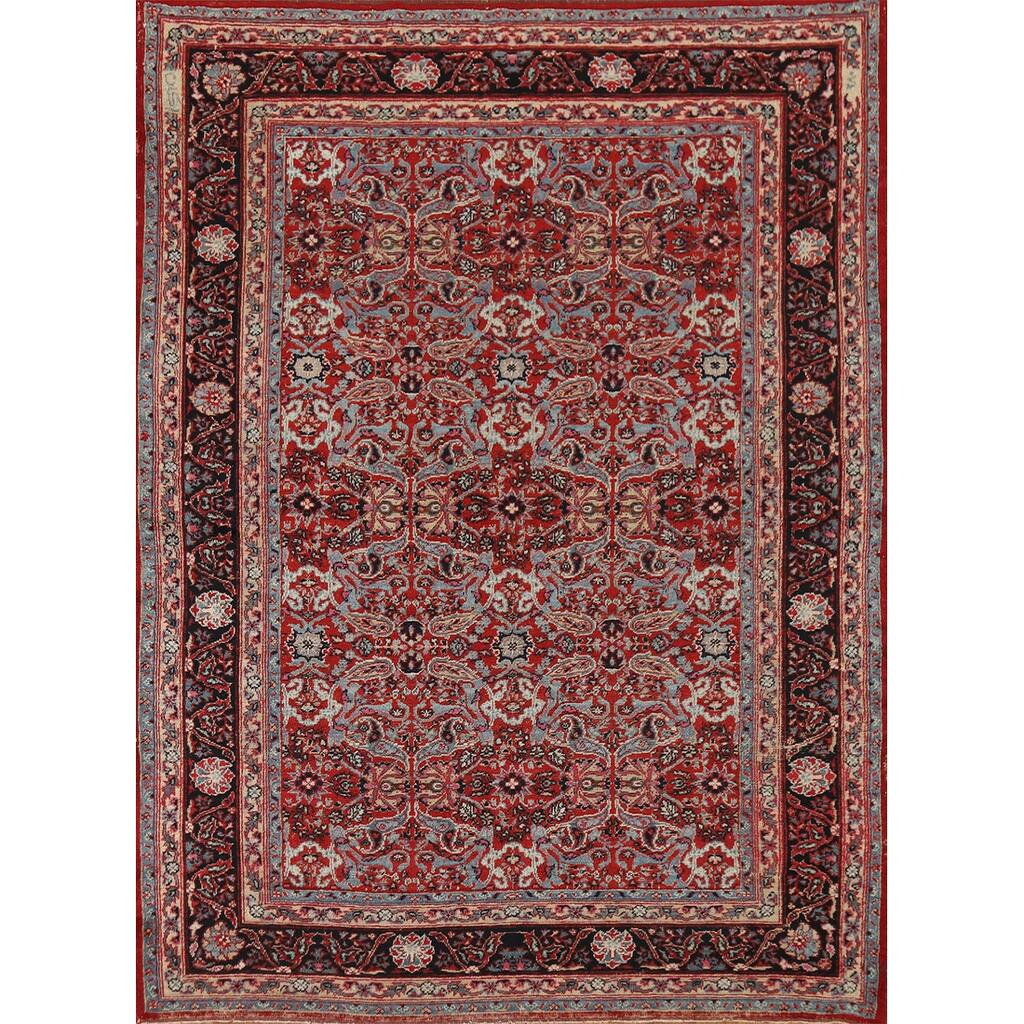 Vegetable Dye Senneh Accent Rug Handmade Wool Carpet - 3'4" x 5'0"