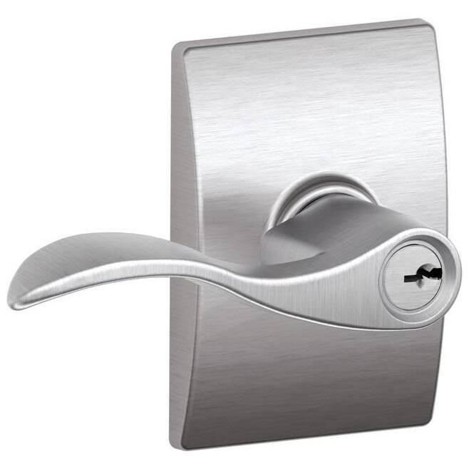 Schlage Accent Single Cylinder Keyed Entry Door Lever Set with