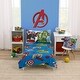 preview thumbnail 4 of 3, Marvel The Avengers I Am A Hero Blue, Green, and Red Super Soft Toddler Blanket