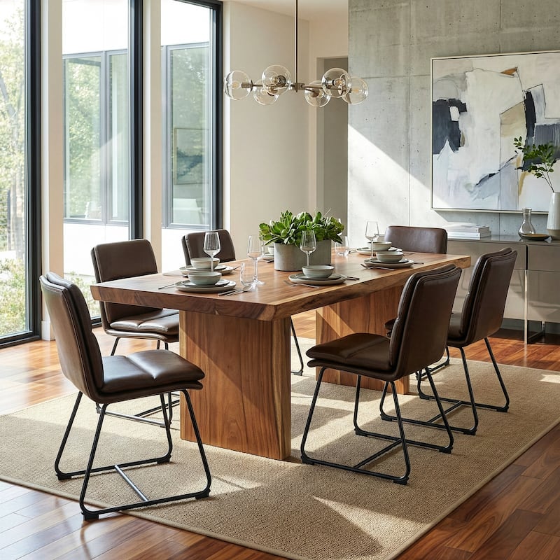 Aulani Upholstered Metal Frame Dining Chair (Set of 2)