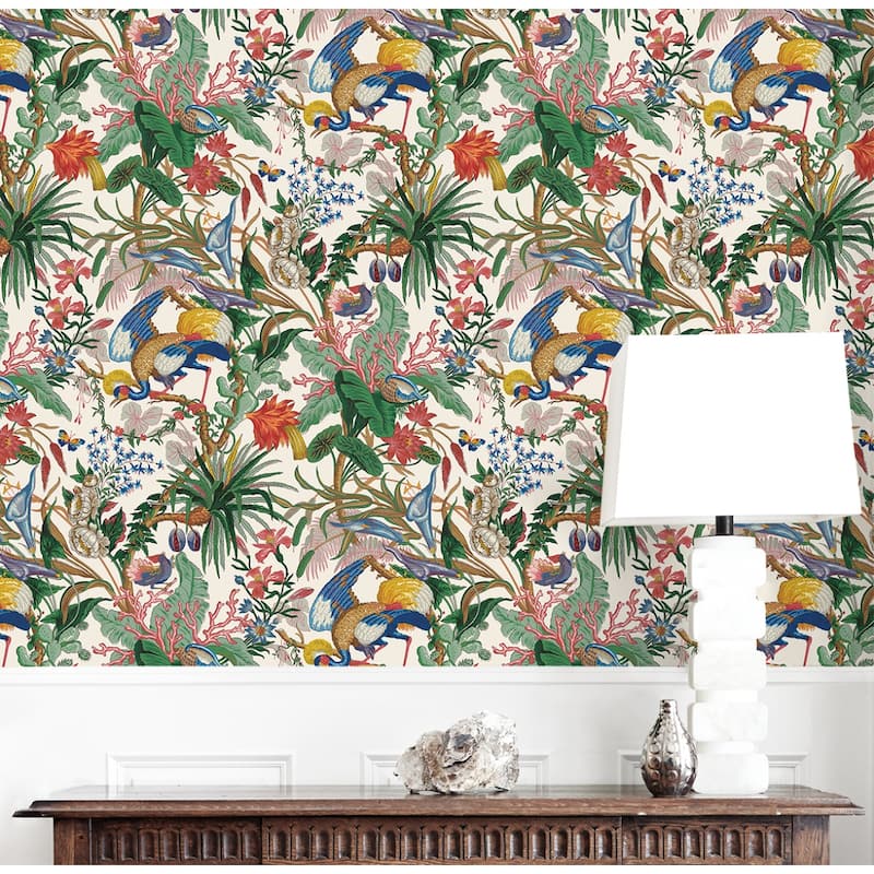 NextWall Tropical Canopy Peel and Stick Wallpaper