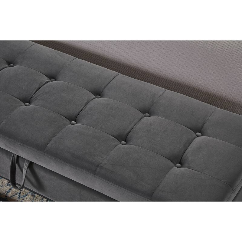 Bed Bench Metal Base with Storage