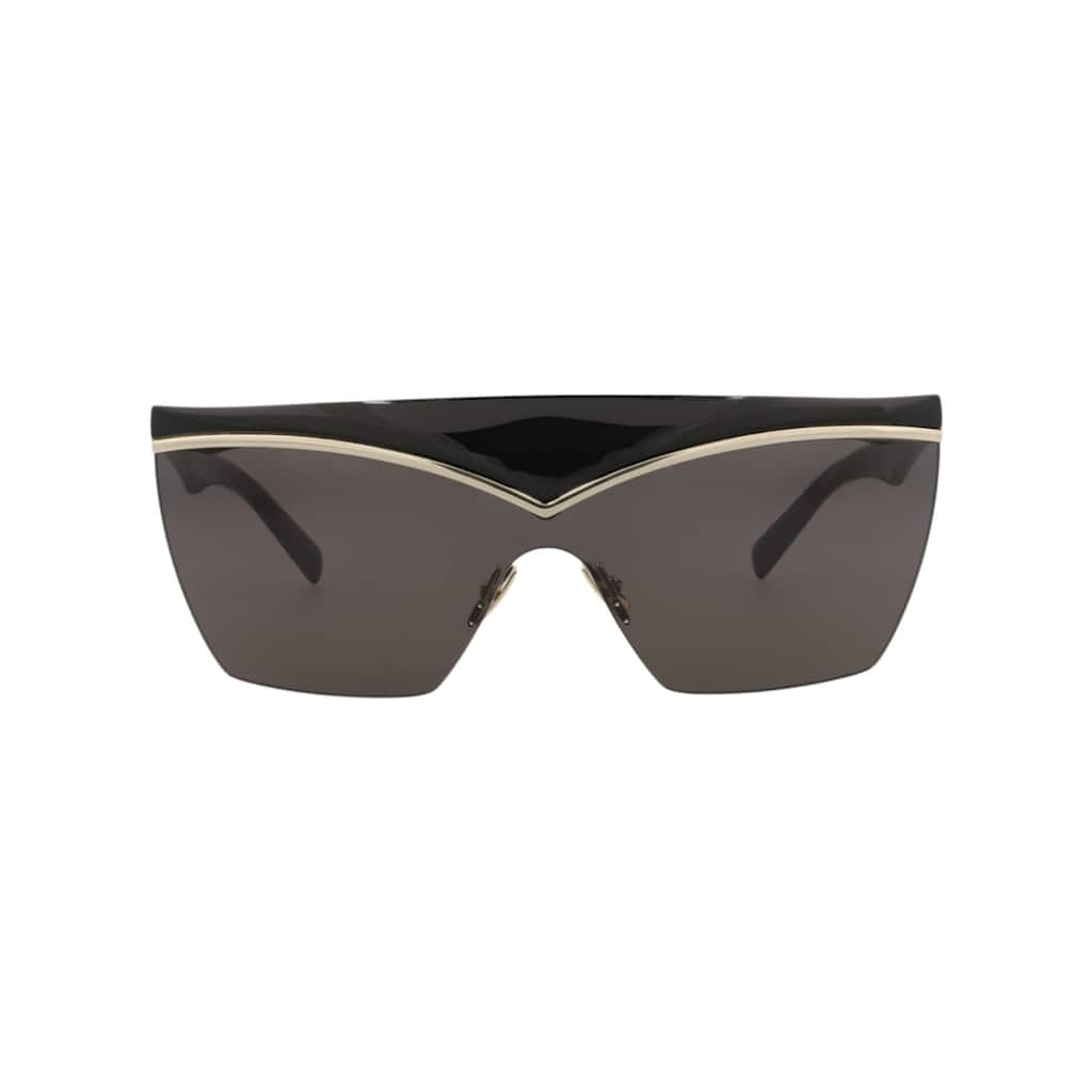 Saint Laurent Shield-Frame Injection Sunglasses