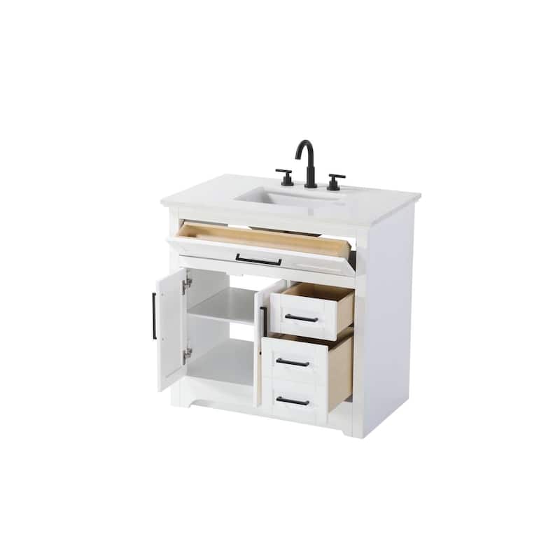 Nathaniel Single Bathroom Vanity (32-42 inch)