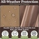 preview thumbnail 8 of 10, Pure Garden Polyester Waterproof Double-sided Umbrella Cover
