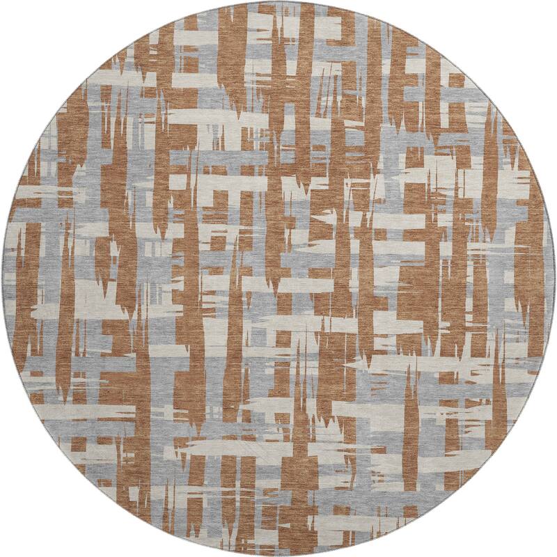 Premium Washable Super Soft Contemporary Plaid Mayfield Rug