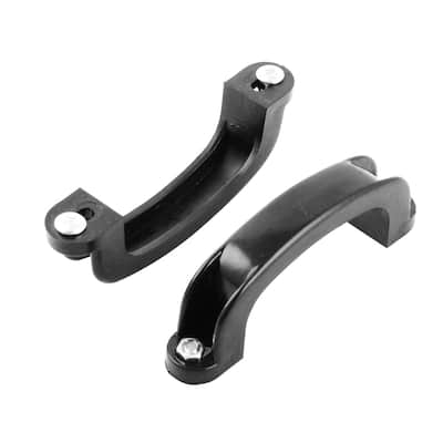 Kitchen Cookware Plastic Frying Pan Holder Pot Lid Cover Handle Knob Black 2 Pcs
