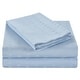 preview thumbnail 16 of 88, Home Sweet Home Dream Striped 1200 TC Egyptian Cotton Deep Pocket Bed Sheet Set Blue - Full