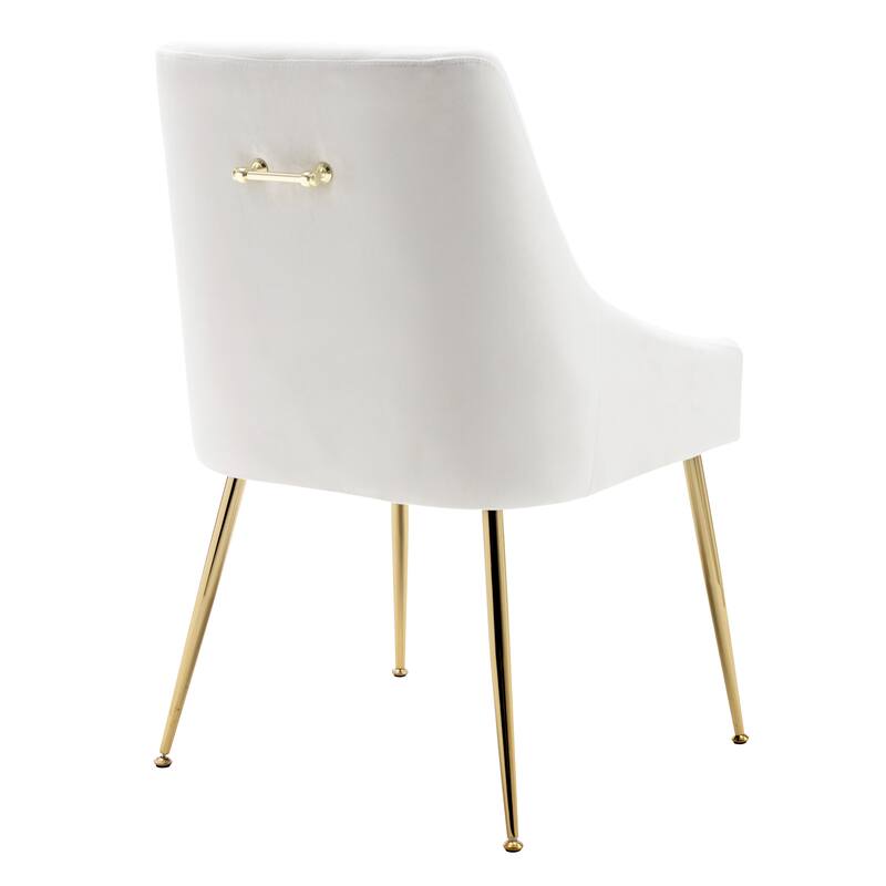 Arcadia Contemporary Velvet Upholstered Accent Chair (Set of 2)