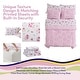 preview thumbnail 11 of 9, Sweet Home Collection Pheobe Floral Textured Kids Bedding Set Includes Printed Sheet Set
