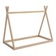 preview thumbnail 11 of 9, Wood Twin Size Tent Bed for Kids, Low-Floor Bed