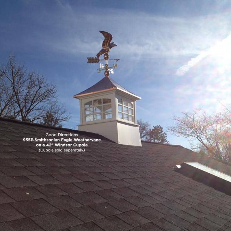 Smithsonian Eagle Weathervane Pure Copper by Good Directions