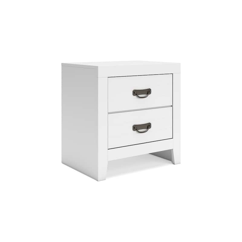 Signature Design by Ashley Binterglen White Nightstand
