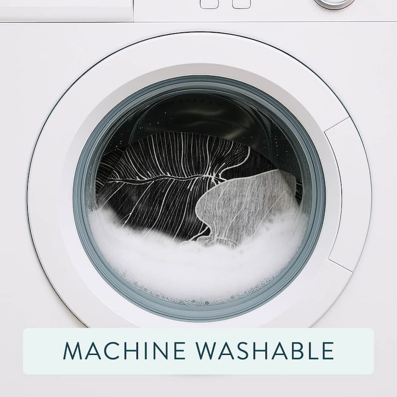 Machine Washable Indoor/ Outdoor Tropical Floral Chantille Rug