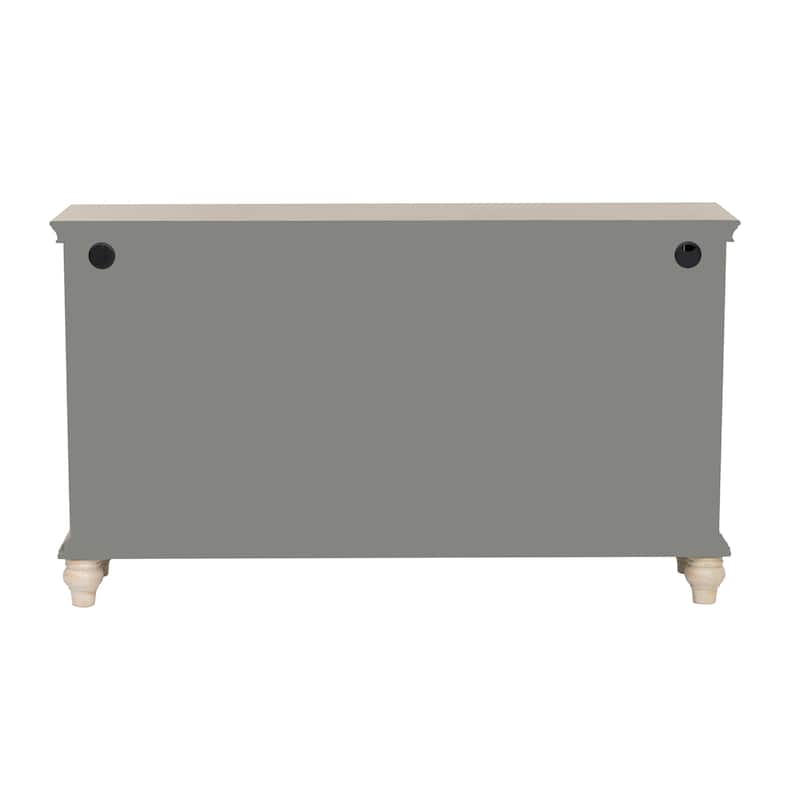 Berkshire 4 Door Mirrored Credenza Cream