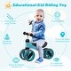 preview thumbnail 17 of 18, 4 Wheels Baby Balance Bike Toy - 18.5" x 7.5"x 14.5"