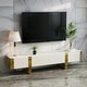 preview thumbnail 45 of 59, 79 inch Wood TV Stand Partial Assembly Entertainment Center Modern Media Console with Drawers and Storage Cabinets